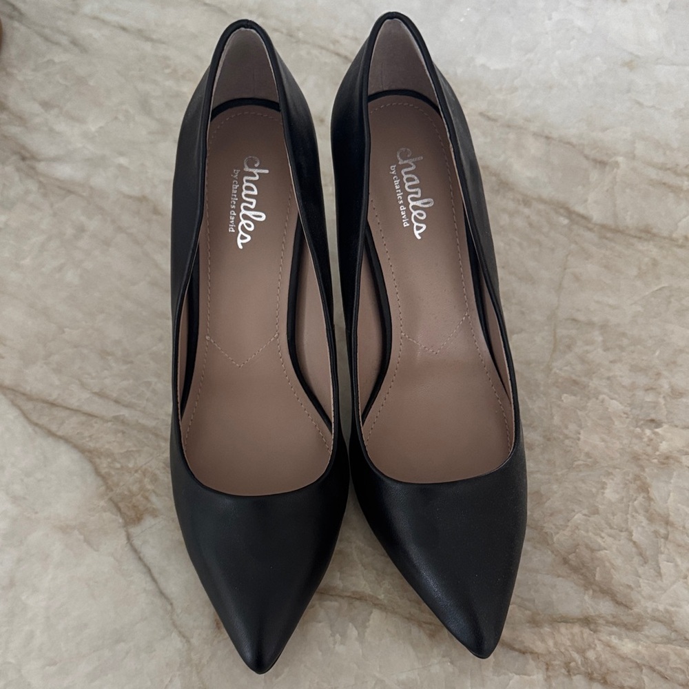 Charles By Charles David Black Heels